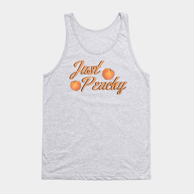 Just Peachy Tank Top by VerdunDesigns